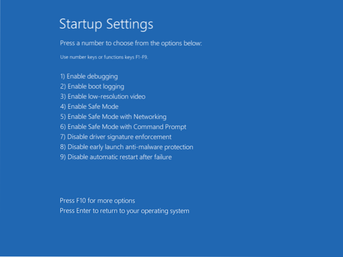 Windows 10 deaktiver oppstartsmeny