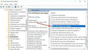 windows 10 desabilitar teclas de atalho