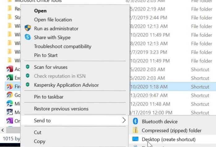 windows 10 keyboard shortcut to launch program