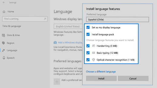windows 10 language pack download offline