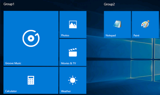 menu inicial de bloqueio do windows 10