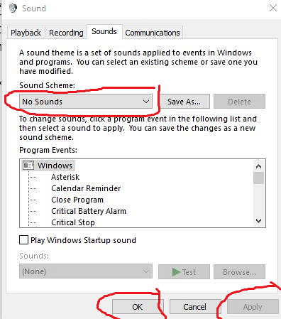 Lautstärke der Windows 10-Benachrichtigung