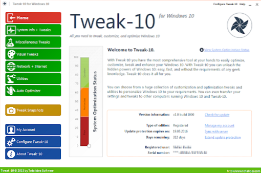 optimalizační software pro Windows 10