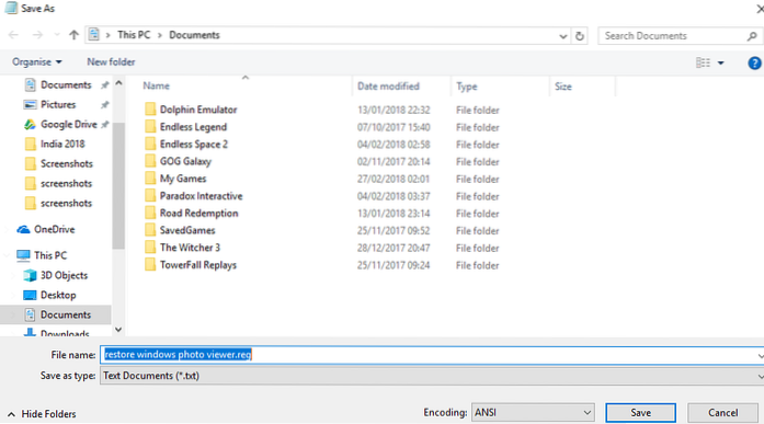 windows 10 photo viewer location