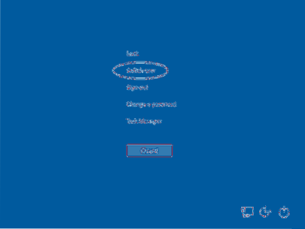 Windows 10 odhlásit se z uzamčené obrazovky