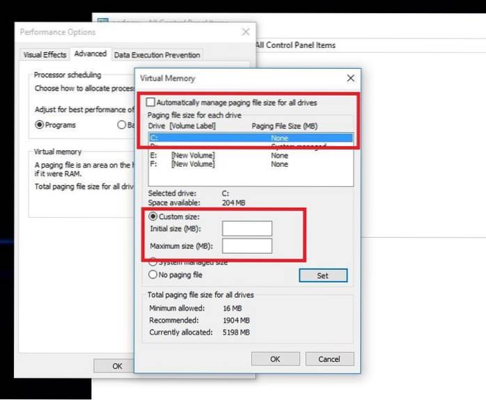 Windows 10 rendimiento lento