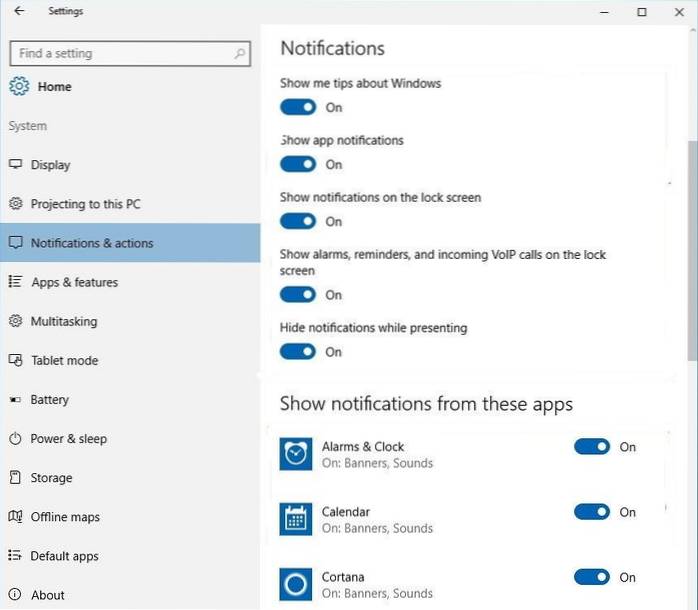 Windows 10 deaktiviert Benachrichtigungen