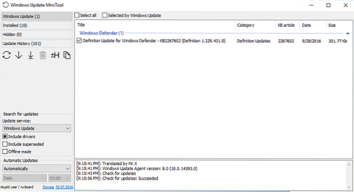 herramienta de actualización de windows 10