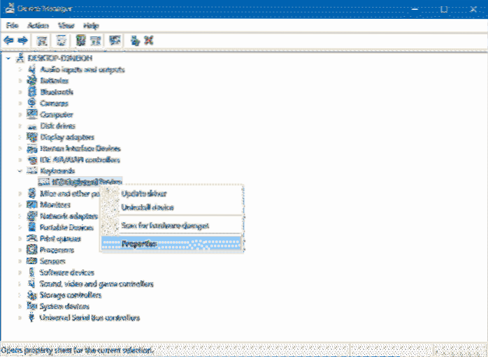 Windows 10 probuzení klávesová zkratka