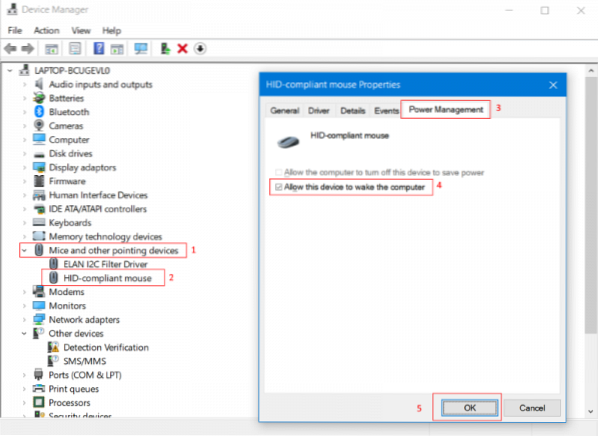 Windows 10 despierta la computadora portátil con la tapa cerrada