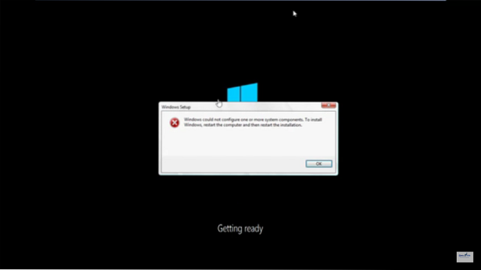 Windows 10 no se instalará en mi computadora