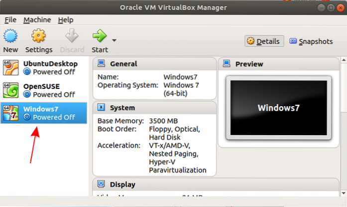 windows 7 64 bit per virtualbox