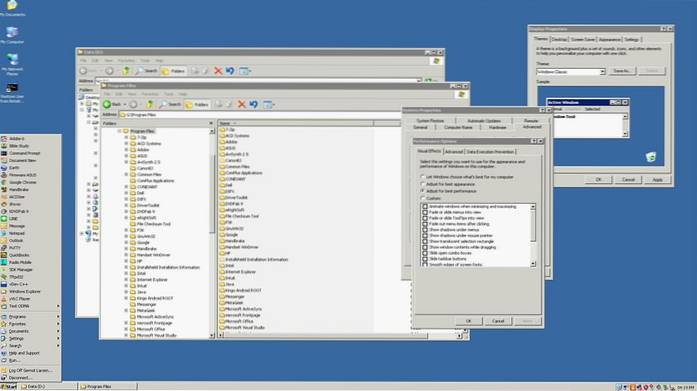 tema classico di Windows 7 per Windows 10