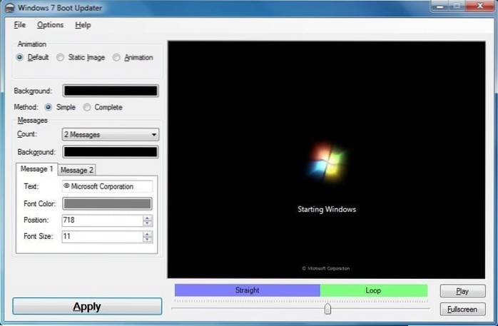 personalizzazione di Windows 7