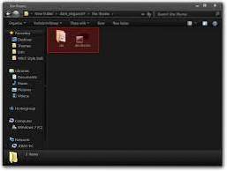 tema oscuro de windows 7