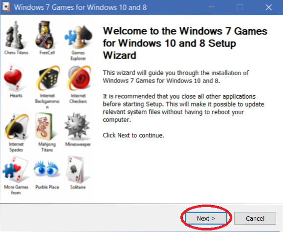 windows 7 installeren games