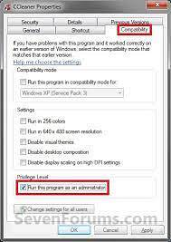 Windows 7 körs som administratör