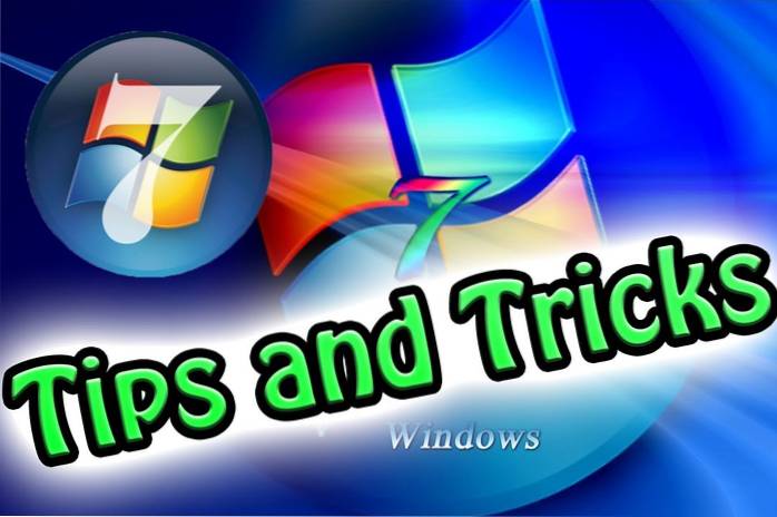 triky s tipy pro Windows 7