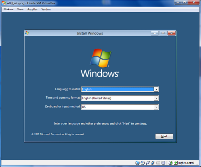 tutorial de instalación de windows 8