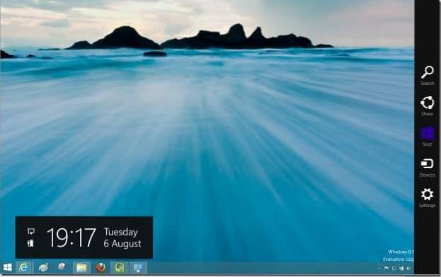 windows 8 side menu keeps popping up