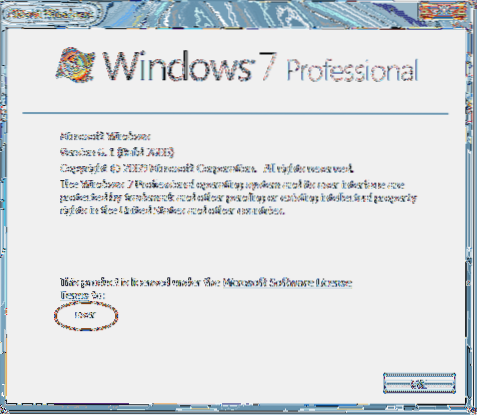 Name des Windows-Besitzers
