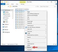Windows renomear arquivo