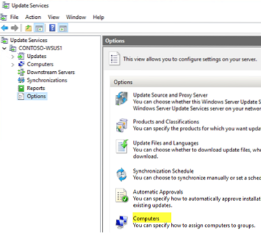 Windows Server oppdateringsinnstillinger