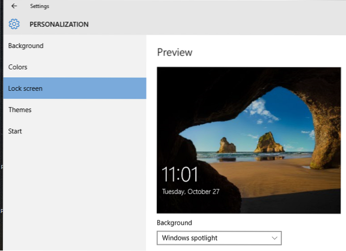 configuración de reflector de Windows