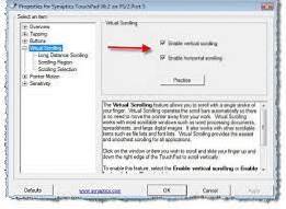 le défilement du pavé tactile Windows ne fonctionne pas