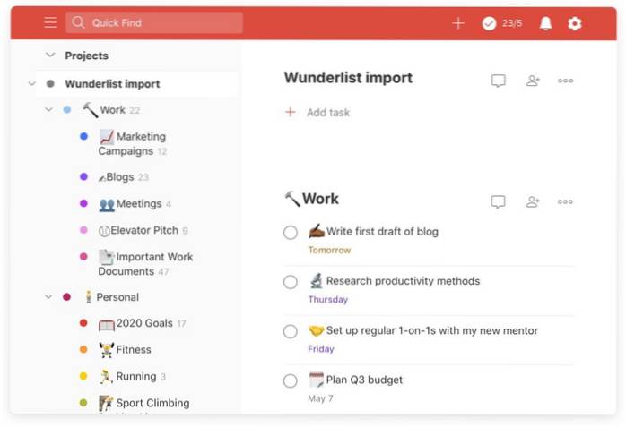 wunderlist closing