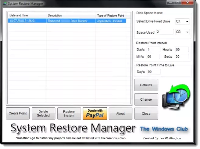 www the windowsclub com system restore manager for windows released
